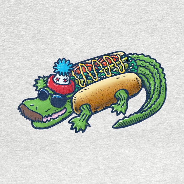 Da Chicago Gator Dog by nickv47